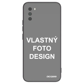 Picasee silikónový čierny obal pre Xiaomi Poco M3 - Vlastný fotka/motiv