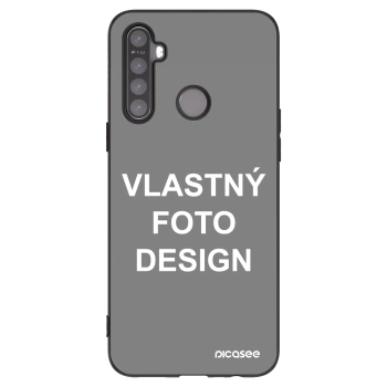 Picasee silikónový čierny obal pre Realme 6i - Vlastný fotka/motiv