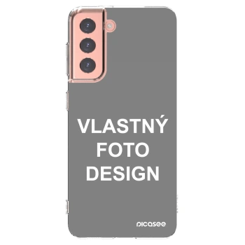 Picasee silikónový prehľadný obal pre Samsung Galaxy S21 5G G991B - Vlastný fotka/motiv