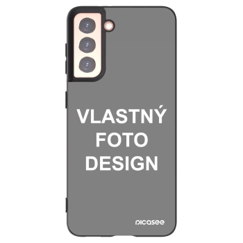 Picasee silikónový čierny obal pre Samsung Galaxy S21 5G G991B - Vlastný fotka/motiv