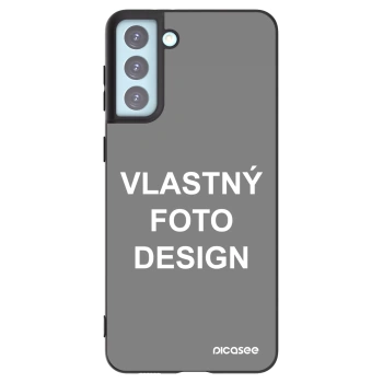 Picasee silikónový čierny obal pre Samsung Galaxy S21+ 5G G996F - Vlastný fotka/motiv
