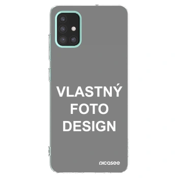 Picasee silikónový prehľadný obal pre Samsung Galaxy M31s - Vlastný fotka/motiv