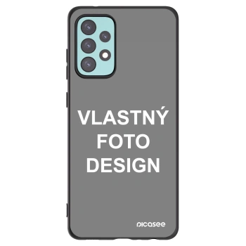 Picasee silikónový čierny obal pre Samsung Galaxy A72 A725F - Vlastný fotka/motiv