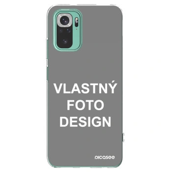 Picasee silikónový prehľadný obal pre Xiaomi Redmi Note 10 Pro - Vlastný fotka/motiv