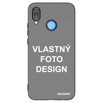 Picasee silikónový čierny obal pre Huawei P20 Lite - Vlastný fotka/motiv
