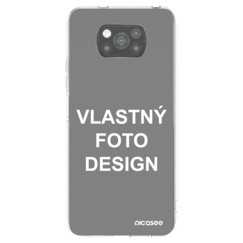 Picasee silikónový čierny obal pre Xiaomi Poco X3 Pro - Vlastný fotka/motiv