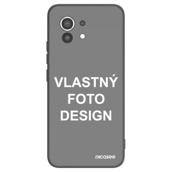 Picasee silikónový čierny obal pre Xiaomi Mi 11 - Vlastný fotka/motiv