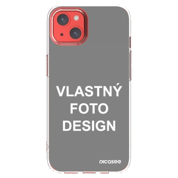 Picasee silikónový prehľadný obal pre Apple iPhone 13 - Vlastný fotka/motiv
