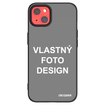 Picasee silikónový čierny obal pre Apple iPhone 13 - Vlastný fotka/motiv