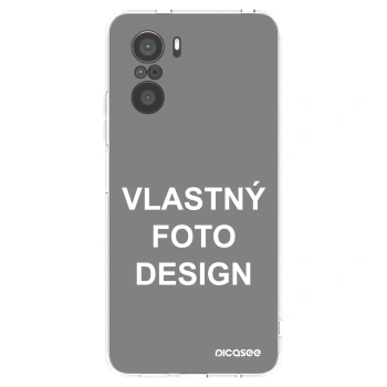 Picasee silikónový prehľadný obal pre Xiaomi Poco F3 - Vlastný fotka/motiv