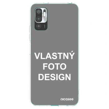 Picasee silikónový prehľadný obal pre Xiaomi Redmi Note 10 5G - Vlastný fotka/motiv