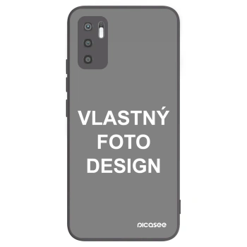 Picasee silikónový čierny obal pre Xiaomi Redmi Note 10 5G - Vlastný fotka/motiv