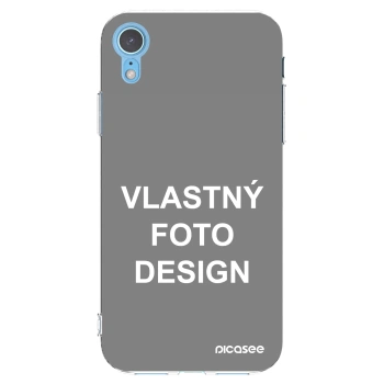 Picasee silikónový prehľadný obal pre Apple iPhone XR - Vlastný fotka/motiv