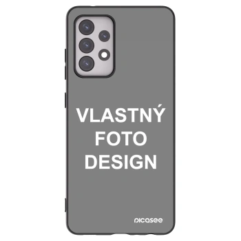 Picasee silikónový čierny obal pre Samsung Galaxy A52s 5G A528B - Vlastný fotka/motiv