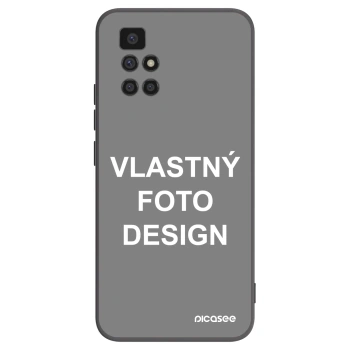 Picasee silikónový čierny obal pre Xiaomi Redmi 10 - Vlastný fotka/motiv