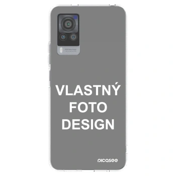 Picasee silikónový prehľadný obal pre Vivo X60 Pro 5G - Vlastný fotka/motiv