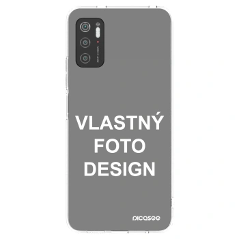 Picasee silikónový prehľadný obal pre Xiaomi Poco M3 Pro 5G - Vlastný fotka/motiv