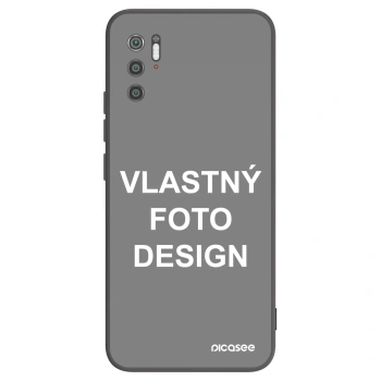Picasee silikónový čierny obal pre Xiaomi Poco M3 Pro 5G - Vlastný fotka/motiv