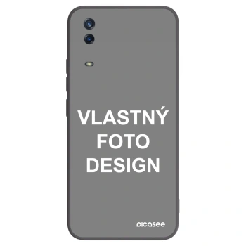 Picasee silikónový čierny obal pre Vivo Y11s - Vlastný fotka/motiv