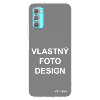 Picasee silikónový prehľadný obal pre Motorola Moto G60 - Vlastný fotka/motiv