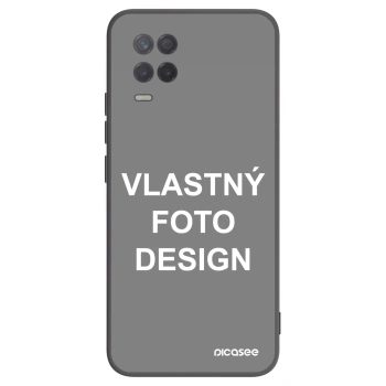 Picasee silikónový čierny obal pre Realme 8 5G - Vlastný fotka/motiv