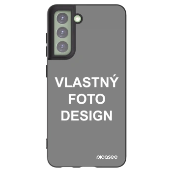 Picasee silikónový čierny obal pre Samsung Galaxy S21 FE 5G - Vlastný fotka/motiv