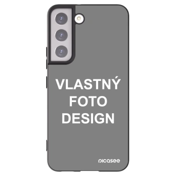 Picasee silikónový čierny obal pre Samsung Galaxy S22 5G - Vlastný fotka/motiv