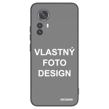 Picasee silikónový čierny obal pre Xiaomi 12 Pro - Vlastný fotka/motiv