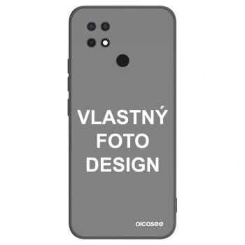 Picasee silikónový čierny obal pre Xiaomi Redmi 10C - Vlastný fotka/motiv