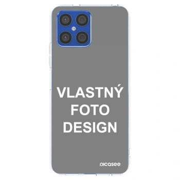 Picasee silikónový prehľadný obal pre Honor X8 4G - Vlastný fotka/motiv