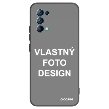 Picasee silikónový čierny obal pre OPPO Reno 5 5G - Vlastný fotka/motiv