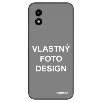 Picasee silikónový čierny obal pre Vivo Y01 - Vlastný fotka/motiv