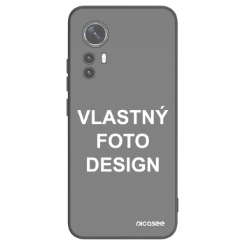 Picasee silikónový čierny obal pre Xiaomi 12X - Vlastný fotka/motiv