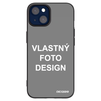 Picasee silikónový čierny obal pre Apple iPhone 14 - Vlastný fotka/motiv