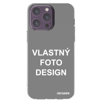 Picasee silikónový prehľadný obal pre Apple iPhone 14 Pro Max - Vlastný fotka/motiv
