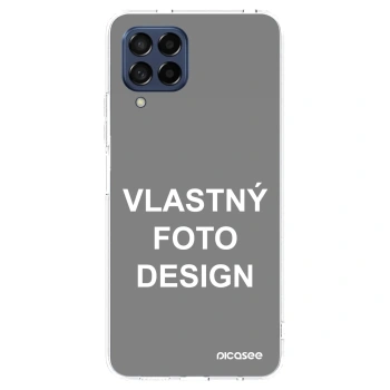 Picasee silikónový prehľadný obal pre Samsung Galaxy M53 5G - Vlastný fotka/motiv