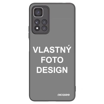 Picasee silikónový čierny obal pre Xiaomi Redmi Note 11 Pro+ 5G - Vlastný fotka/motiv