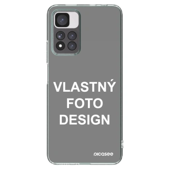 Picasee silikónový prehľadný obal pre Xiaomi Redmi Note 11 Pro+ 5G - Vlastný fotka/motiv