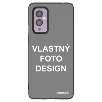 Picasee silikónový čierny obal pre OnePlus 9 - Vlastný fotka/motiv