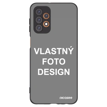 Picasee silikónový čierny obal pre Samsung Galaxy A23 A235F 4G - Vlastný fotka/motiv