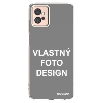 Picasee silikónový prehľadný obal pre Motorola Moto G32 - Vlastný fotka/motiv