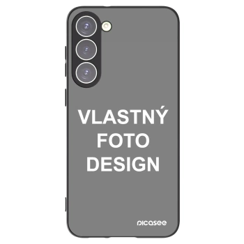 Picasee silikónový čierny obal pre Samsung Galaxy S23+ 5G - Vlastný fotka/motiv