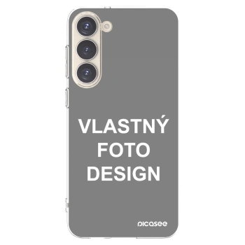 Picasee silikónový prehľadný obal pre Samsung Galaxy S23+ 5G - Vlastný fotka/motiv