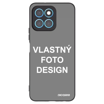 Picasee silikónový čierny obal pre Honor X6 - Vlastný fotka/motiv