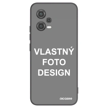 Picasee silikónový čierny obal pre Xiaomi Poco X5 - Vlastný fotka/motiv