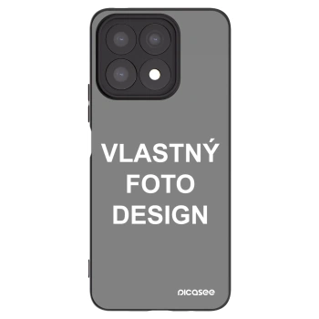 Picasee silikónový čierny obal pre Honor X8a - Vlastný fotka/motiv
