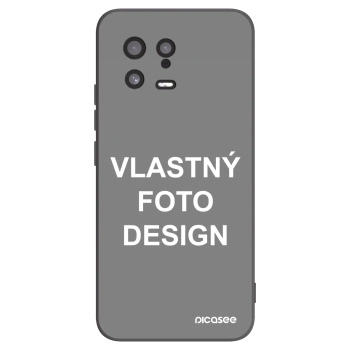 Picasee silikónový čierny obal pre Xiaomi 13 - Vlastný fotka/motiv