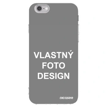 Picasee silikónový prehľadný obal pre Apple iPhone 6/6S - Vlastný fotka/motiv