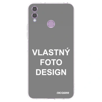 Picasee silikónový prehľadný obal pre Honor 8X - Vlastný fotka/motiv