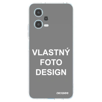 Picasee silikónový prehľadný obal pre Xiaomi Redmi Note 12 5G - Vlastný fotka/motiv